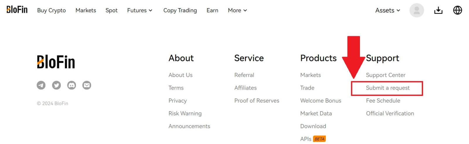 How to Contact BloFin Support How to Contact BloFin Support