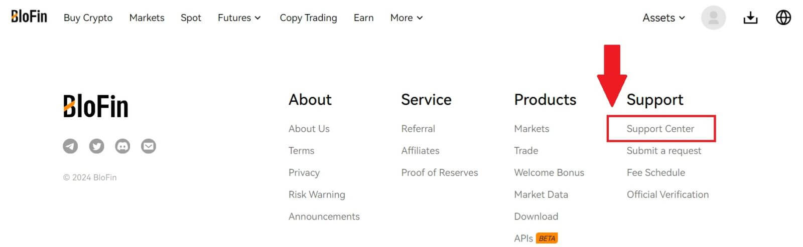 How to Contact BloFin Support How to Contact BloFin Support